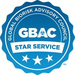 blue badge for GBAC Star Service